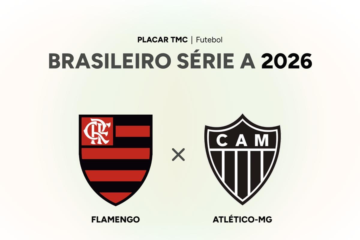 Flamengo e Atlético-MG se enfrentam pelo Brasileirão com transmissão ao vivo e horário definido