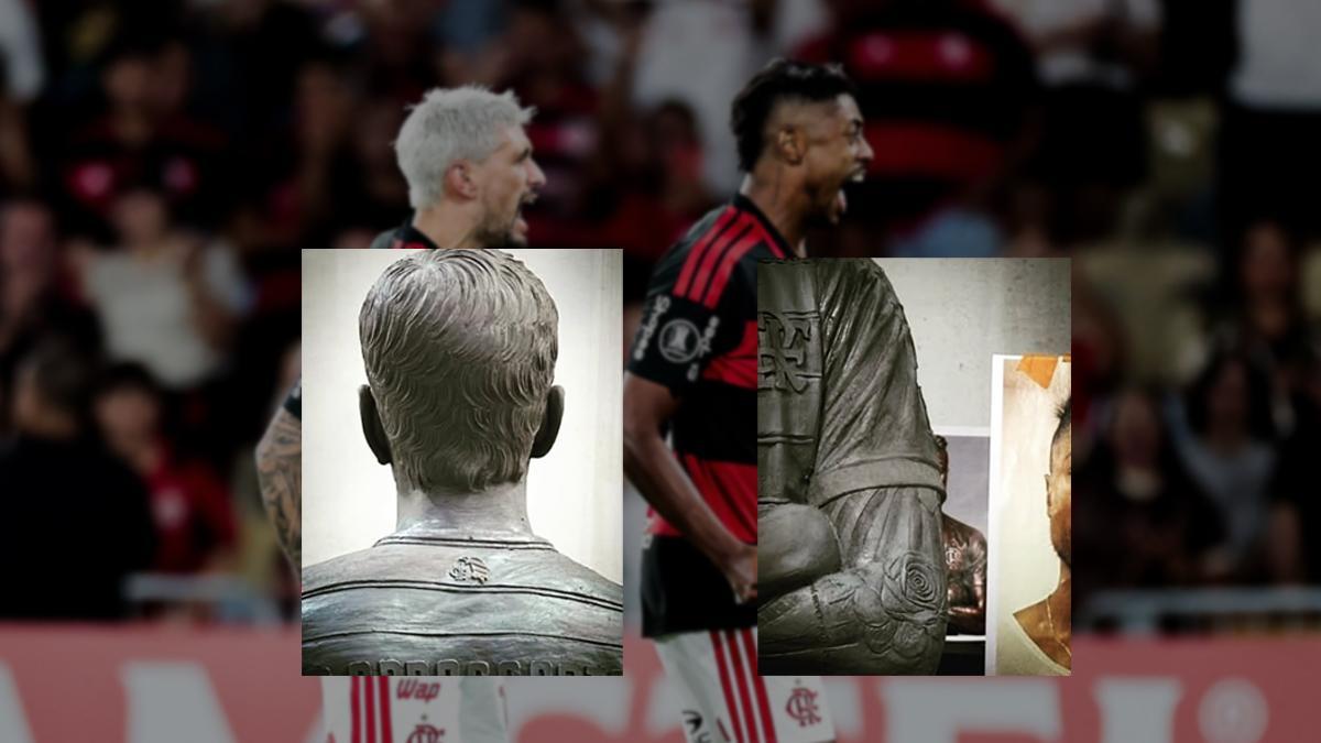 Flamengo homenageia Arrascaeta e Bruno Henrique em evento beneficente no Maracanã